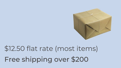 $12.50 flat rate standard shipping